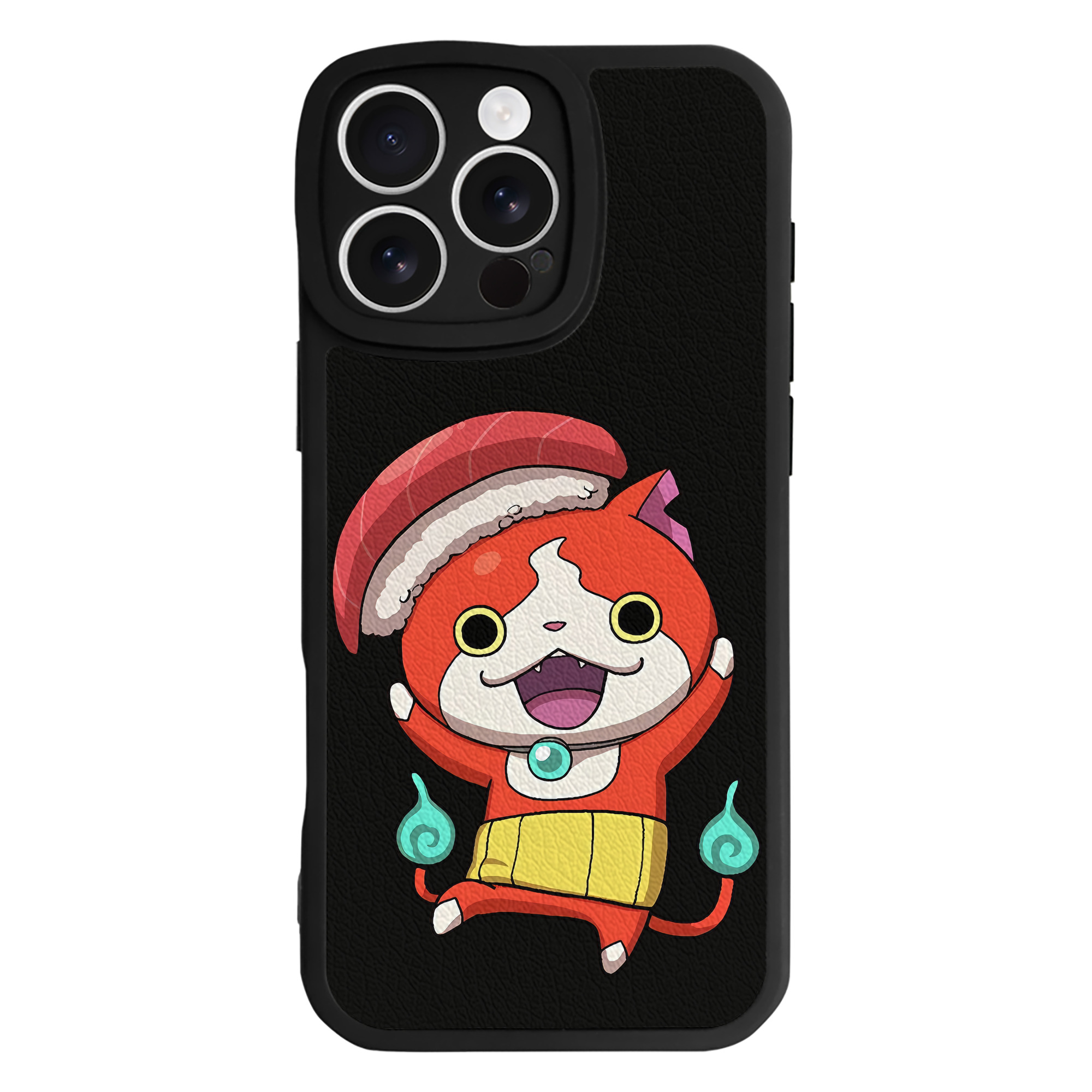 （画像用） 妖怪ウォッチ Yo-kai Watch 【iPhone 16シリーズ対応】シリコンスマホケース（レザー調） 材質：シリコン